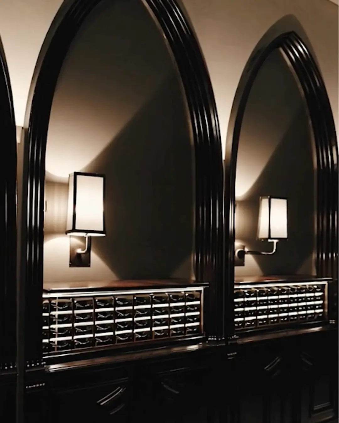 Elegant wall lamps with ambient lighting